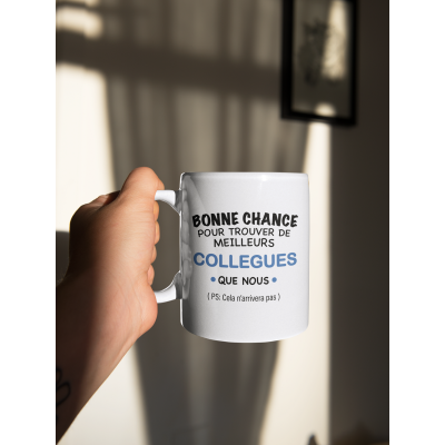 Mug "Meilleurs Collègues" - Plusieurs Couleurs Disponibles