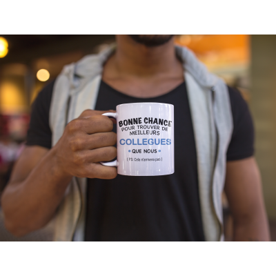 Mug "Meilleurs Collègues" - Plusieurs Couleurs Disponibles