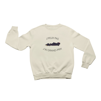 Sweat Adulte Coton Collection "J'Peux Pas" J'ai Grand...